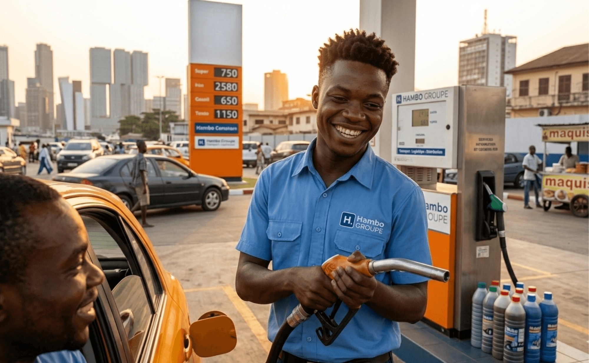 Pompiste Hambo Énergie — Côte d'Ivoire